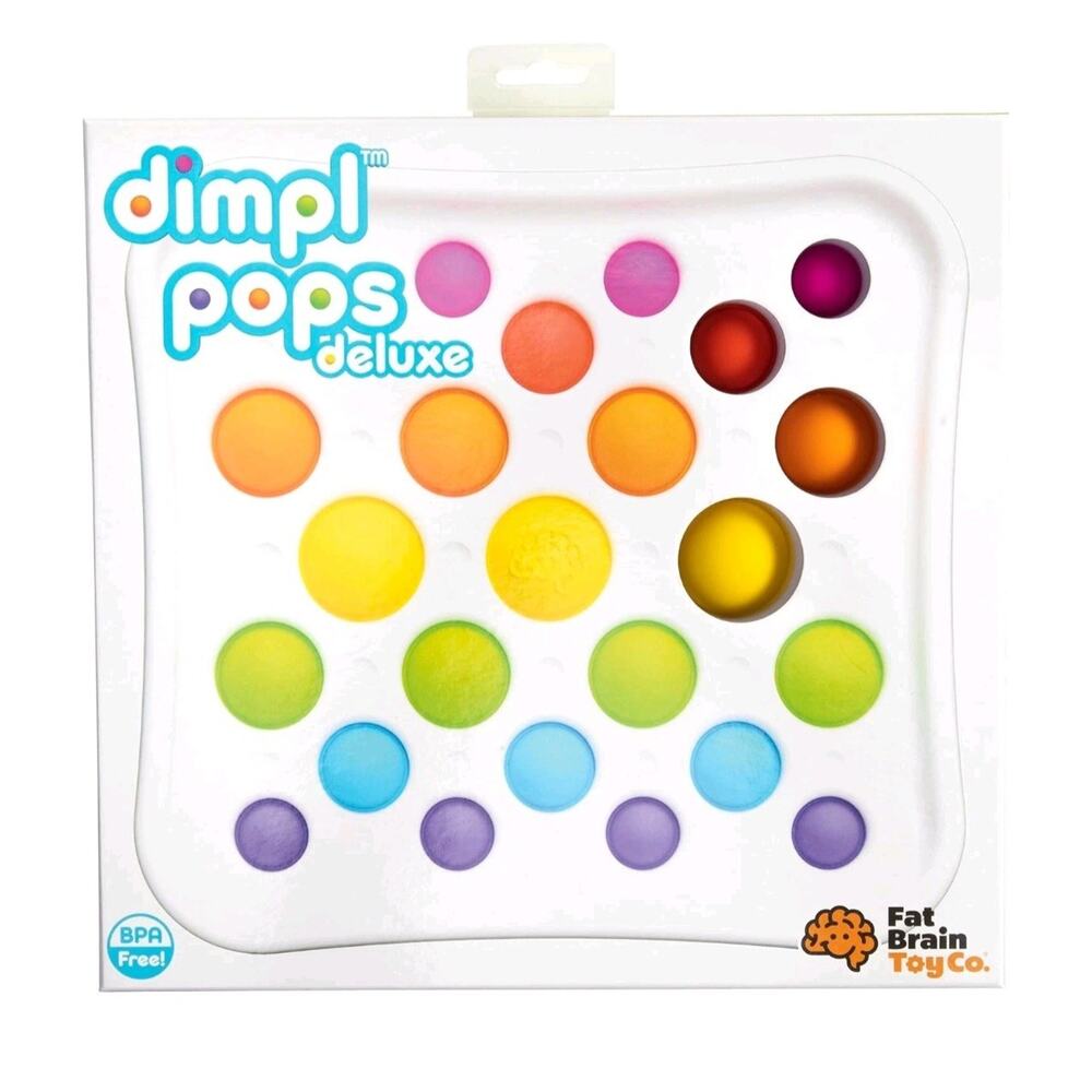 Fat Brain Toys Dimpl Pops Deluxe - The Ultimate Popping Experience, Kids & Adult